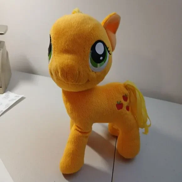Hasbro My Little Pony Yellow Applejack Stuffed Plush Animal Toy Doll 12" High - Picture 7 of 8